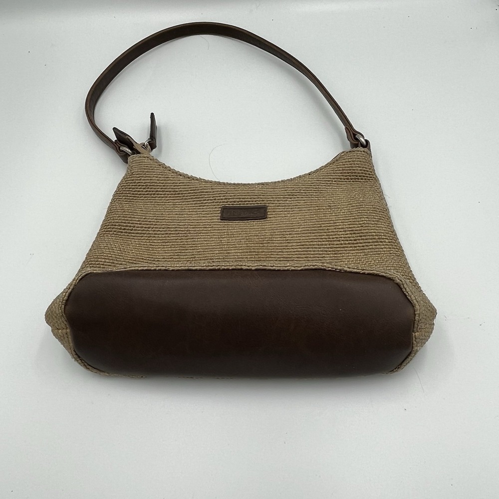 Vintage Relic‎ Purse Tan Brown Woven Boho Festival Retro 90s Vibes Minimalistic - Picture 2 of 12